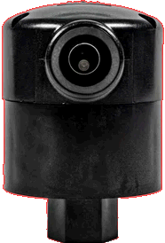 Single-head fire-strobe detector